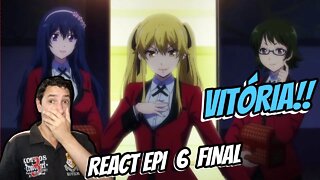 REACT - Kakegurui Twin Episódio 6 FINAL Reaction