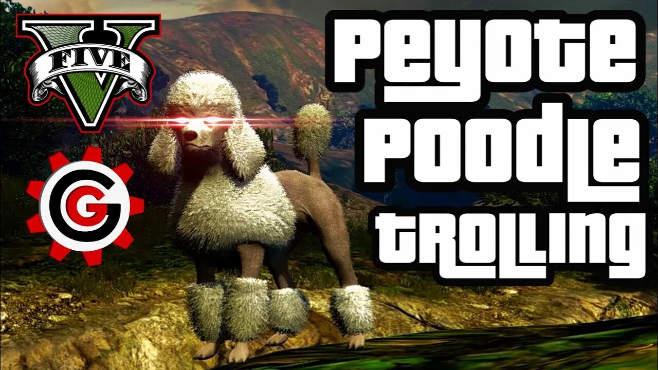 Peyote Poodle Trolling - GTA V Animal Glitch - 4K UHD RTX 3090