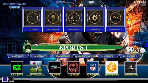 Sports 101 Kodi Build