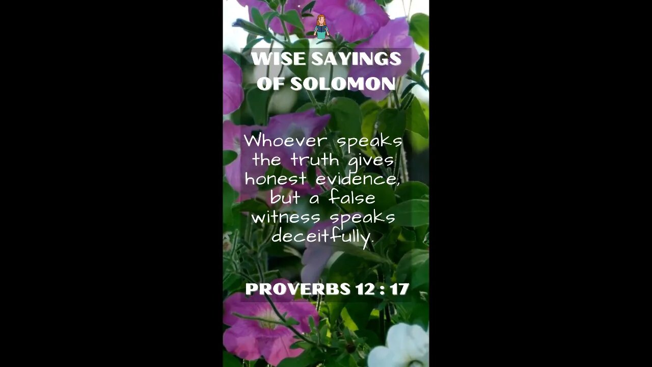 Proverbs 12:17 | Wise Sayings of Solomon