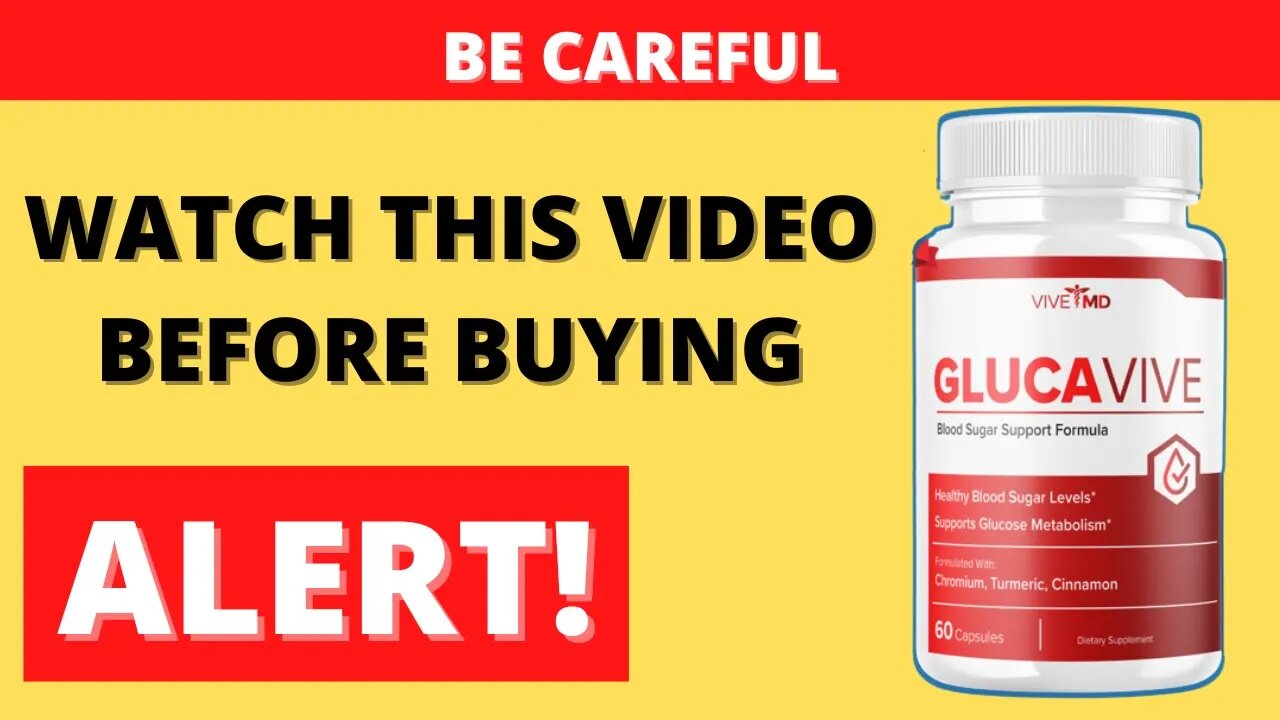 🔴 Glucavive (Blood Sugar Glucavive Review) Glucavive Is Good? Glucavive Supplement