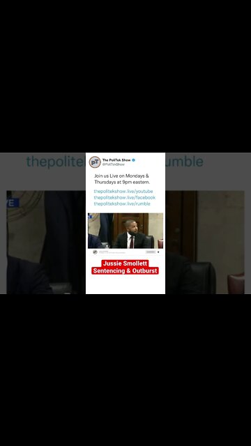 Jussie Smollett sentencing and outburst. ￼#shorts