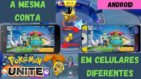 COMO USAR A MINHA CONTA DO POKÉMON UNITE EM OUTRO CELULAR