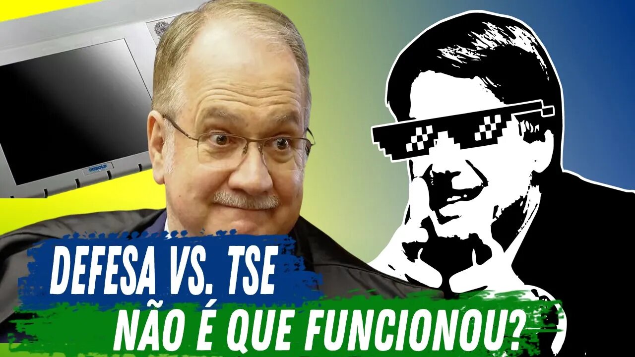 DEFESA VS. TSE - NÃO É QUE FUNCIONOU?