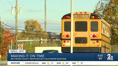 Baltimore County still dealing with school bus driver shortage ahead of new school year