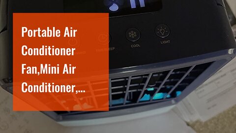 Portable Air Conditioner Fan,Mini Air Conditioner, Evaporative Air Cooler with 4000mAh Battery