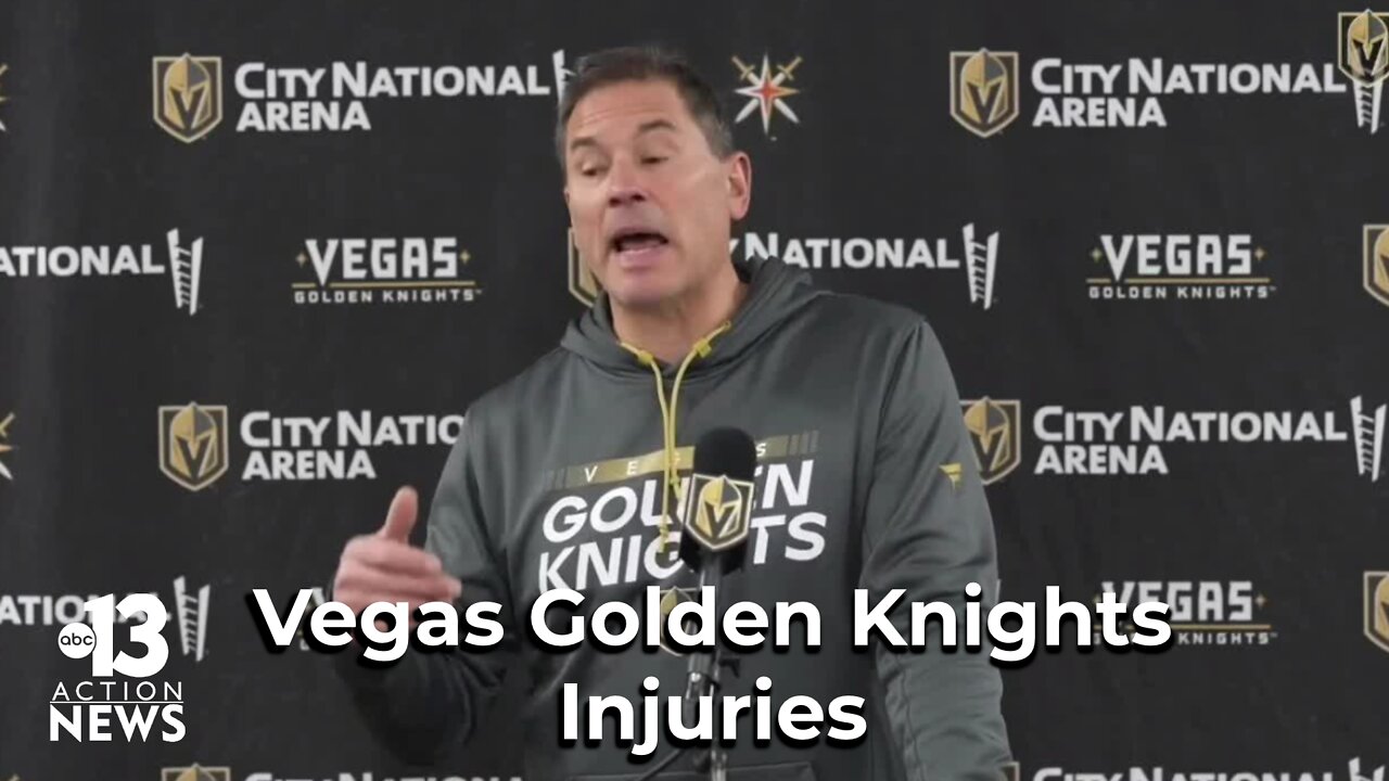 Vegas Golden Knights players experiencing injuries close to season mid-point