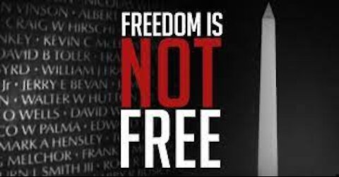 Freedom is not free