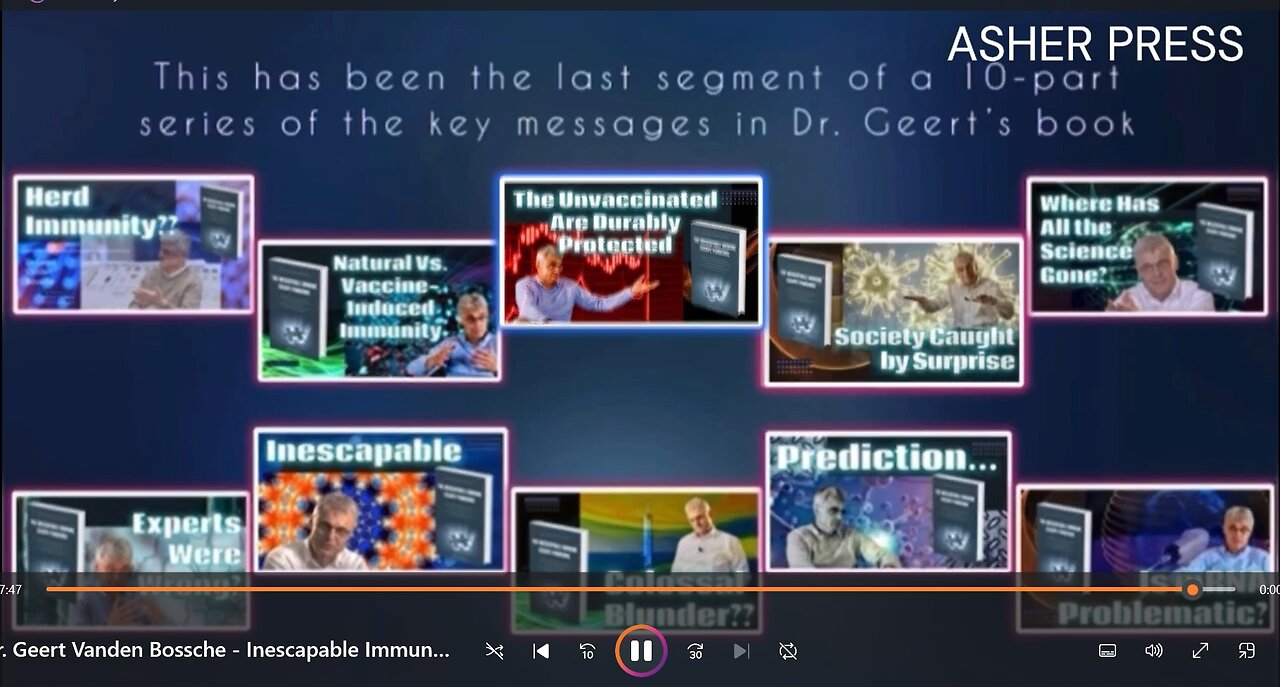 Dr. Geert Vanden Bossche: Inescapable Immune Escape Pandemic - Parts 1 - 10