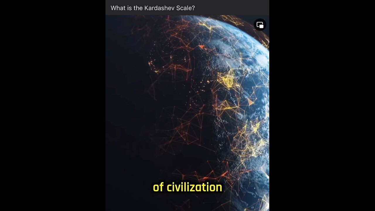 Kardashev scale of civilization