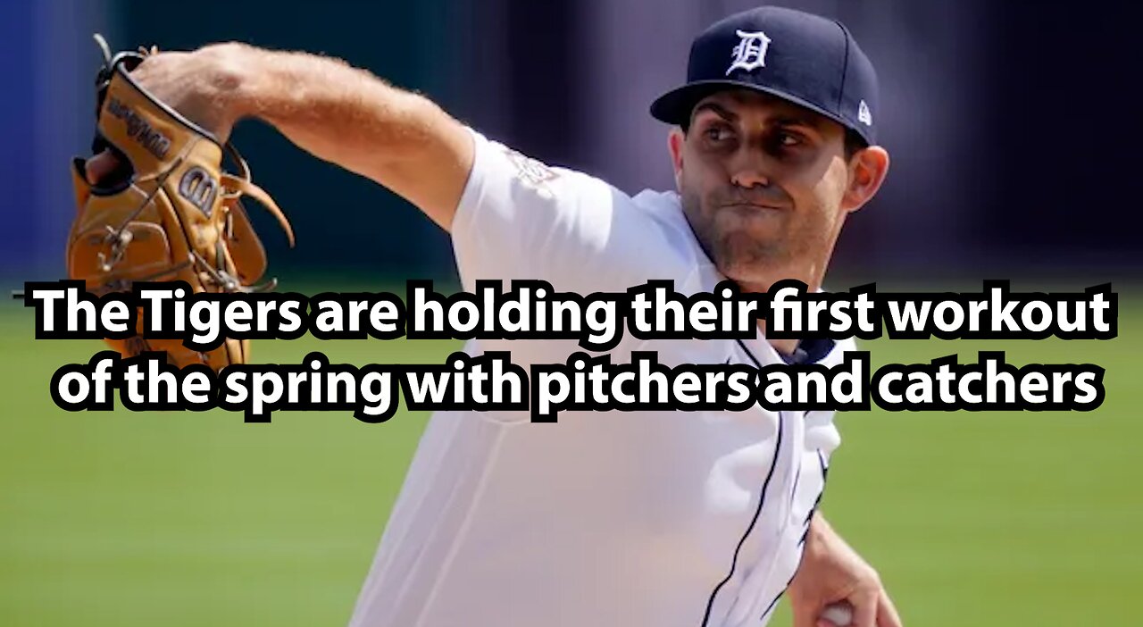 The Tigers are holding their first workout of the spring with pitchers and catchers