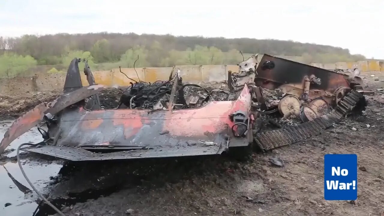 Destroyed Armored Vehicle Wreckage!