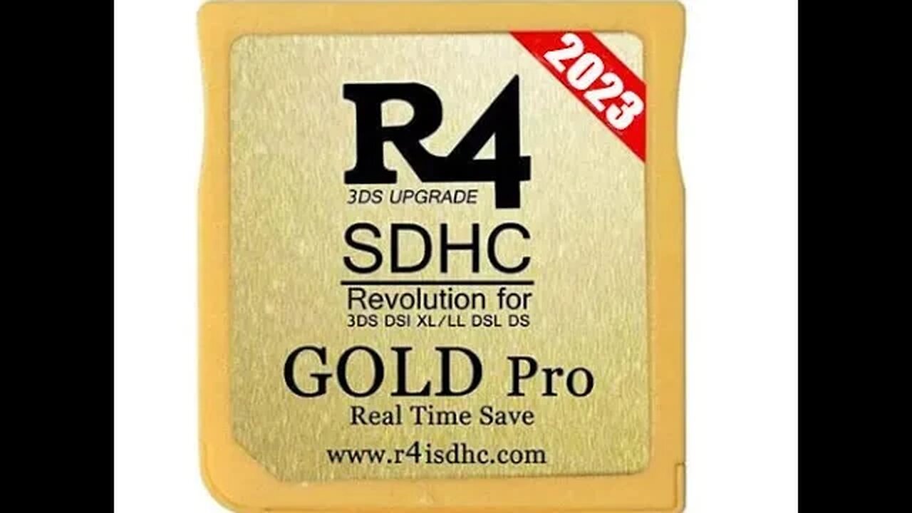 Testando o R4 Gold Pro para Nintendo DS !