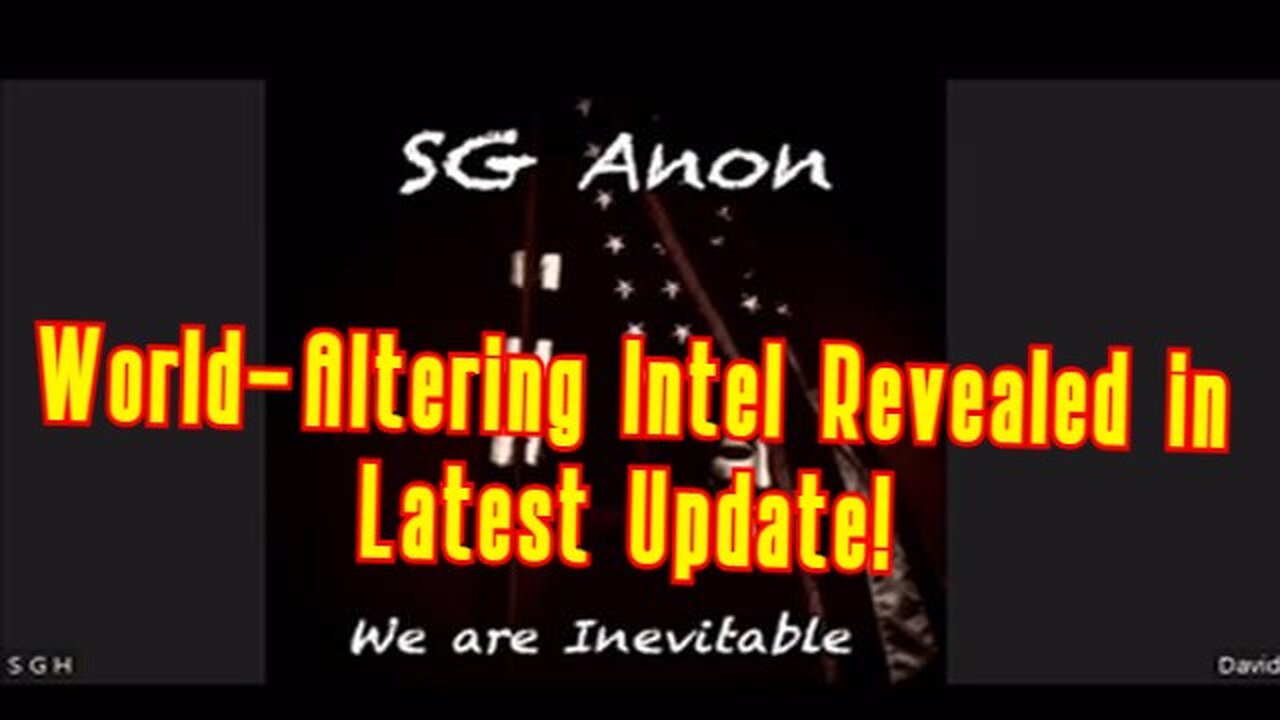 SG Anon Drops Bombshell: World-Altering Intel Revealed in Latest Update!