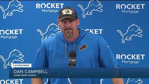 Jameson Williams 'still looking at a while' before Lions debut, Dan Campbell says
