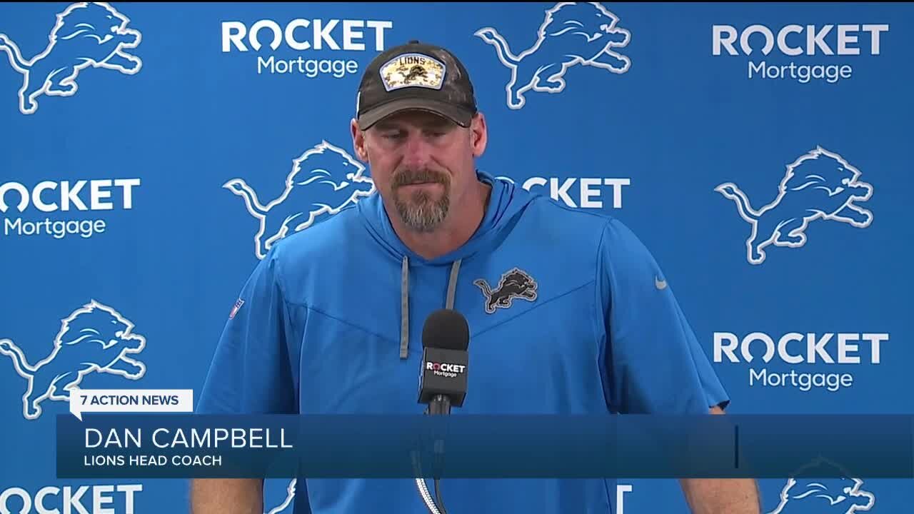 Jameson Williams 'still looking at a while' before Lions debut, Dan Campbell says