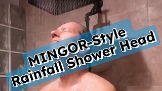 MINGOR-Style 13 Inch Rainfall Shower Head Review | Dual Waterfall Showerhead Set Easy Switch