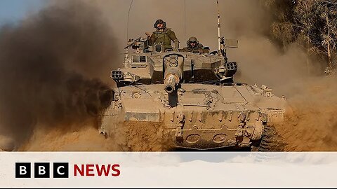 Israel building new military dividing line across Gaza, satellite images suggest | BBC News