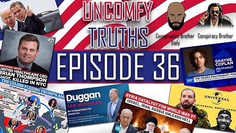 Episode No. 36 - Hunter Biden pardon, Polymarket CEO raided, United Healthcare CEO Manhattan murder, Drake suing Universal music group, Detroit Mayor Mike Duggan, Celebrities fleeing U.S. over Trump re-election win & more WW3/ Middle East nuclear war