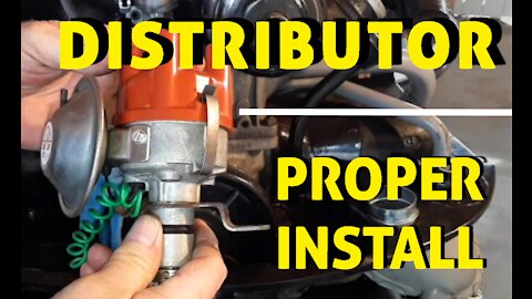 Volkswagen Bosch Distributor Install | VW Bruce