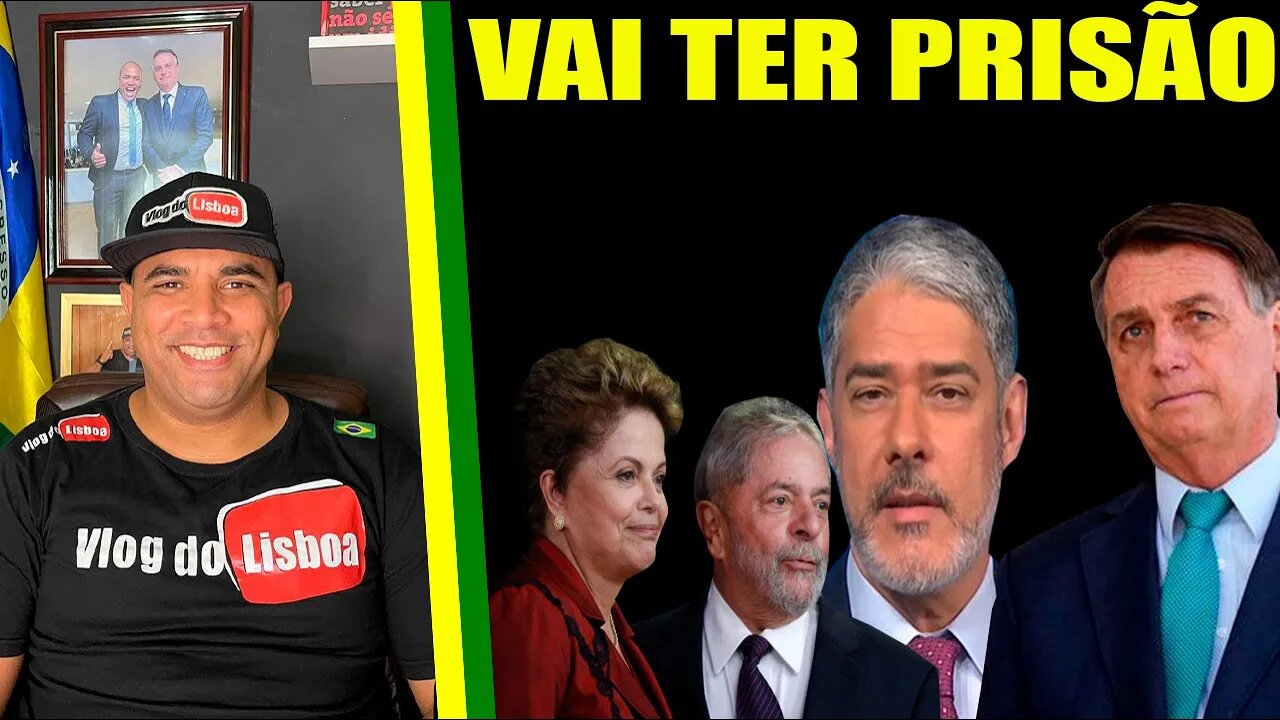 AGORA!! Prisão de William Bonner - Bolsonaro revela Plano Macabro de Lula