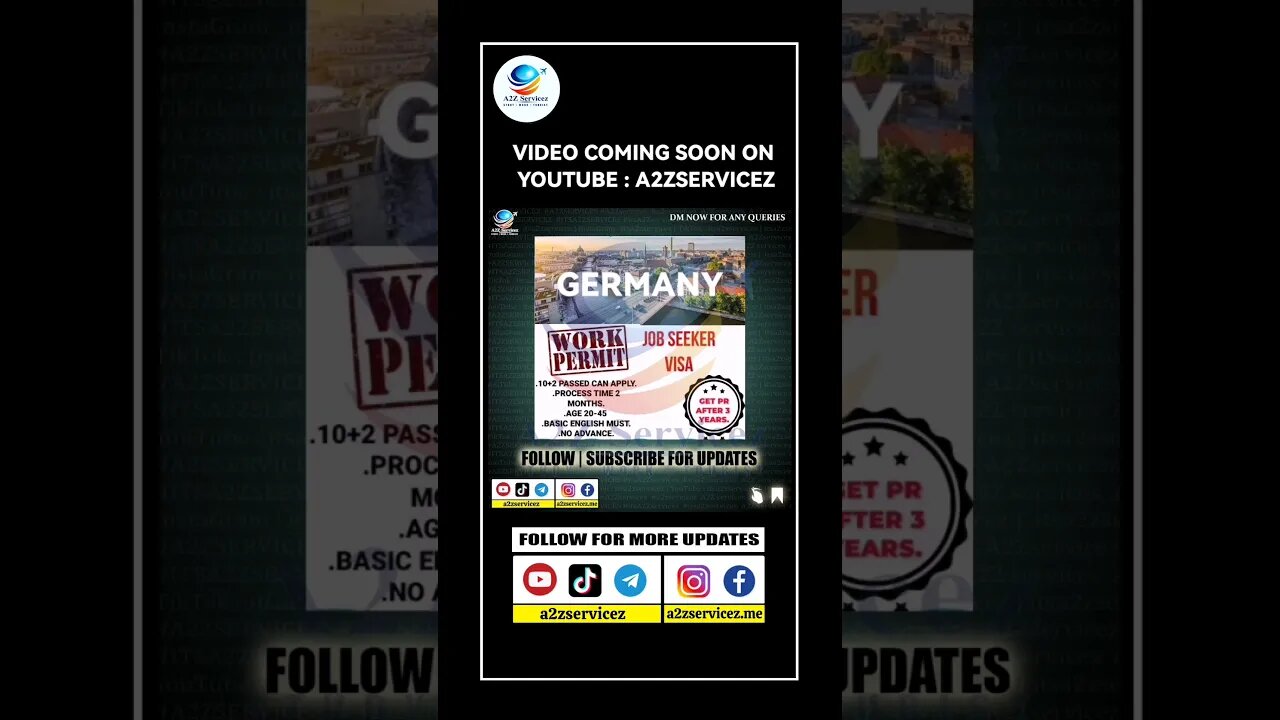 2023 Germany job seeker visa 2023 Germany work visa 2023 factory jobs in Germany a2zservicez