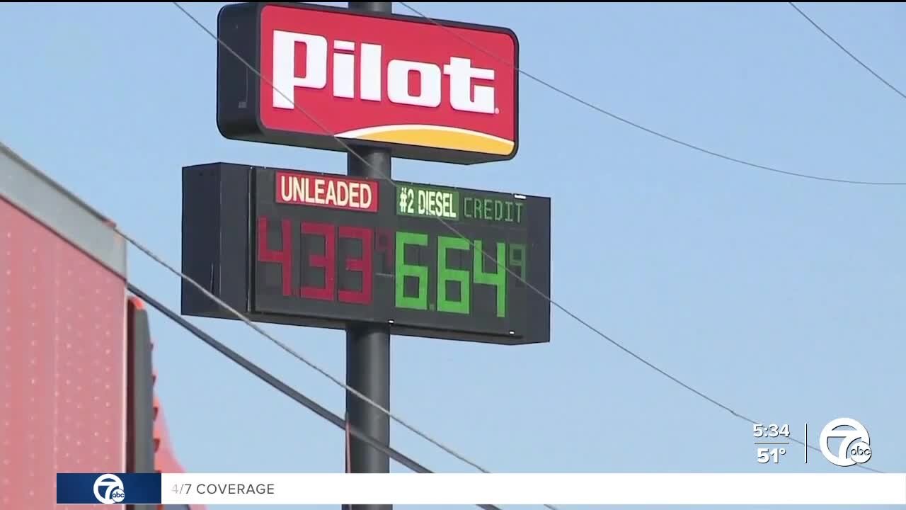 New record gas prices in Michigan