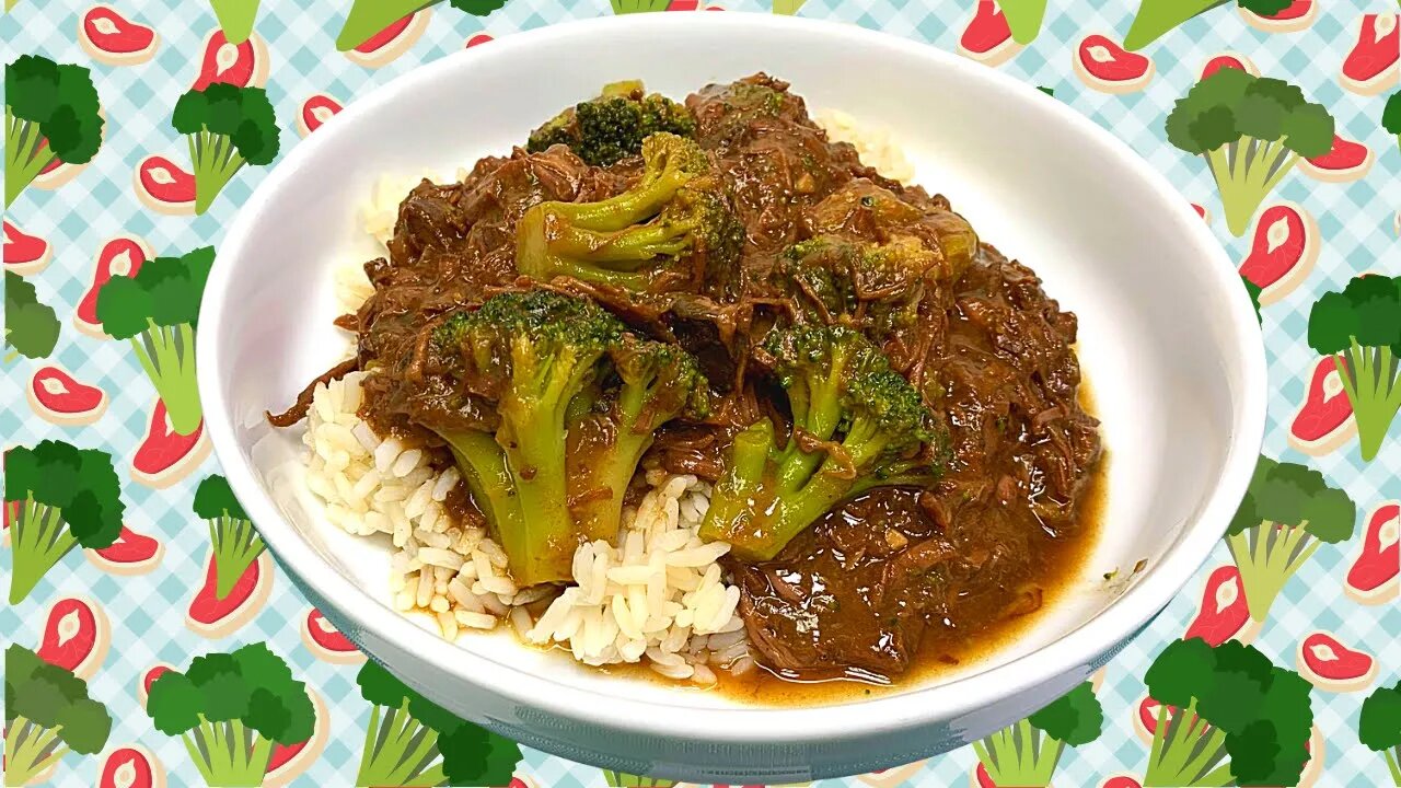 BEEF & BROCCOLI SLOW COOKER STYLE!! DUMP AND GO RECIPE!!