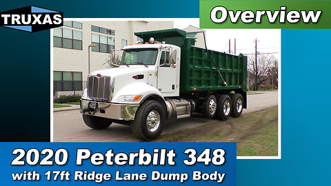 Overview: 2020 Peterbilt 348 with 17ft Ridge Lane Dump Body