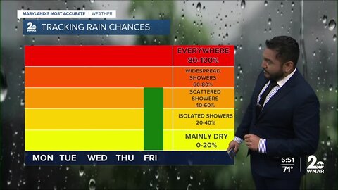 Cesar Cornejo's WMAR-2 News Forecast for Sunday Evening