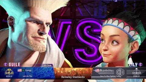 Street Fighter 6 Guile vs Lily