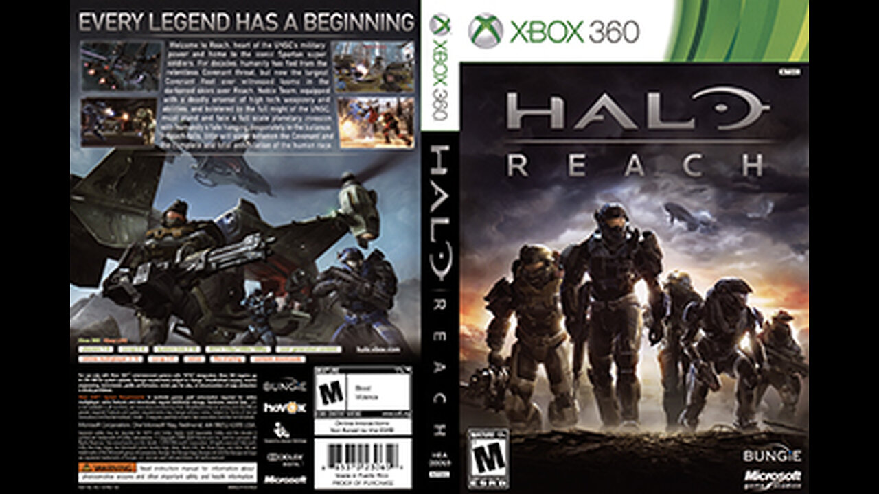 HALO REACH XBOX 360 SRRY NEED LOGIN XBOX360