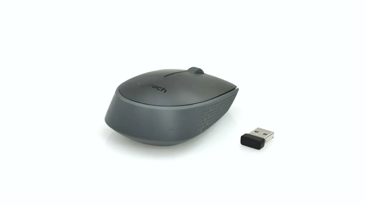 Logitech M171 Wireless Mouse 2.4 GHz with USB Mini Receiver12Months Battery Life PC/Mac/Laptop Black