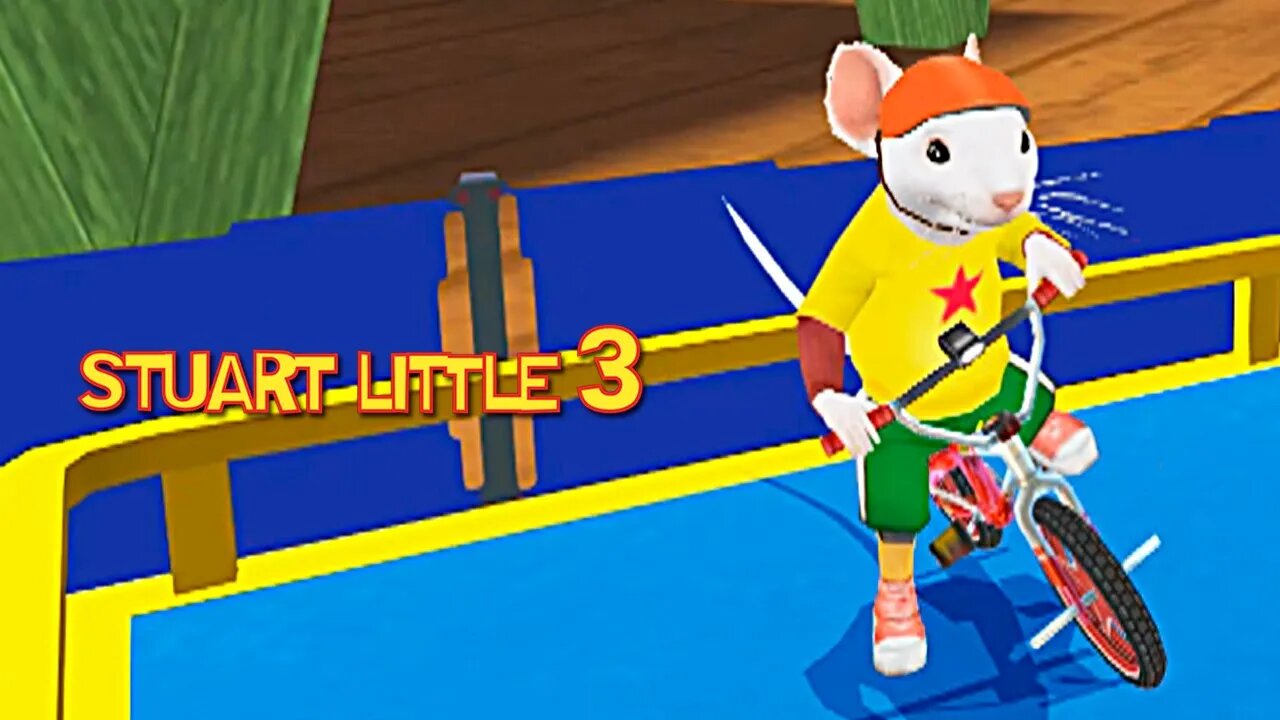 STUART LITTLE 3: BIG PHOTO ADVENTURE (PS2) #12 - Desafio de bicicleta da Margalo! (Dublado em PT-BR)