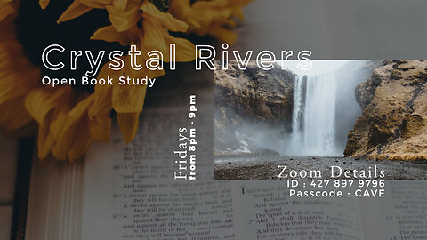 Crystal Rivers | Open Book Study | Oct 13, 2023