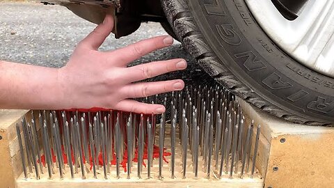 Car Crushing Experiment 🧪 Crushing Human Hand ✋ By A Car 1 Minute Craft Only