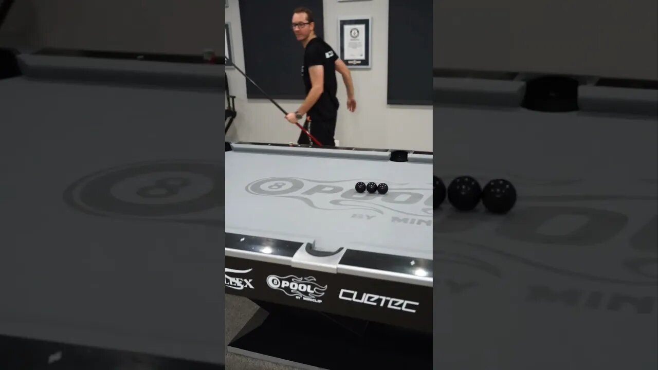 Hand is quicker than the eye re-invented! Sick Pool Trick 🎱🙉