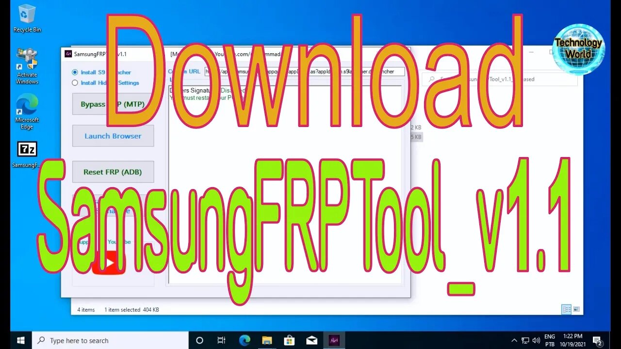 SAMSUNG FRP Tool V1.1 Free Download