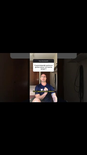 Como ganhar massa magra e perder gordura ao mesmo tempo #shorts