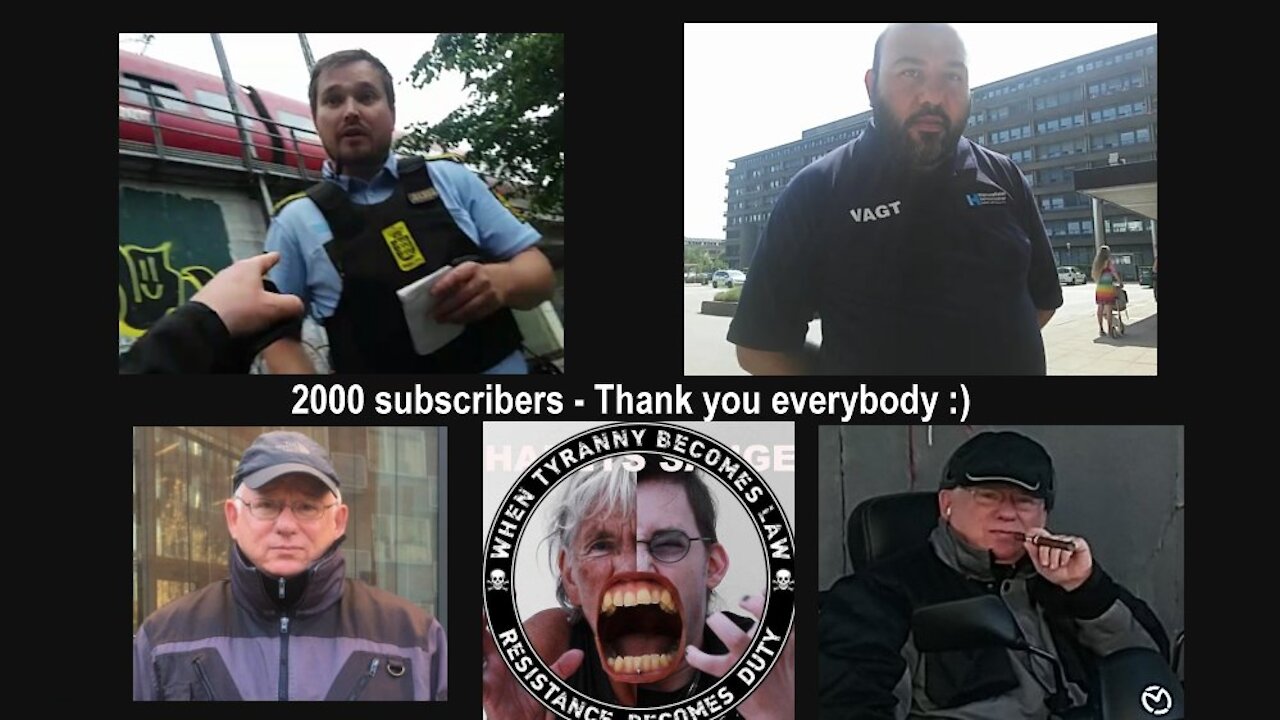 Kim Osbøl: 2000 subscribers on Bitchute - Thank you everybody :) [24.07.2021]