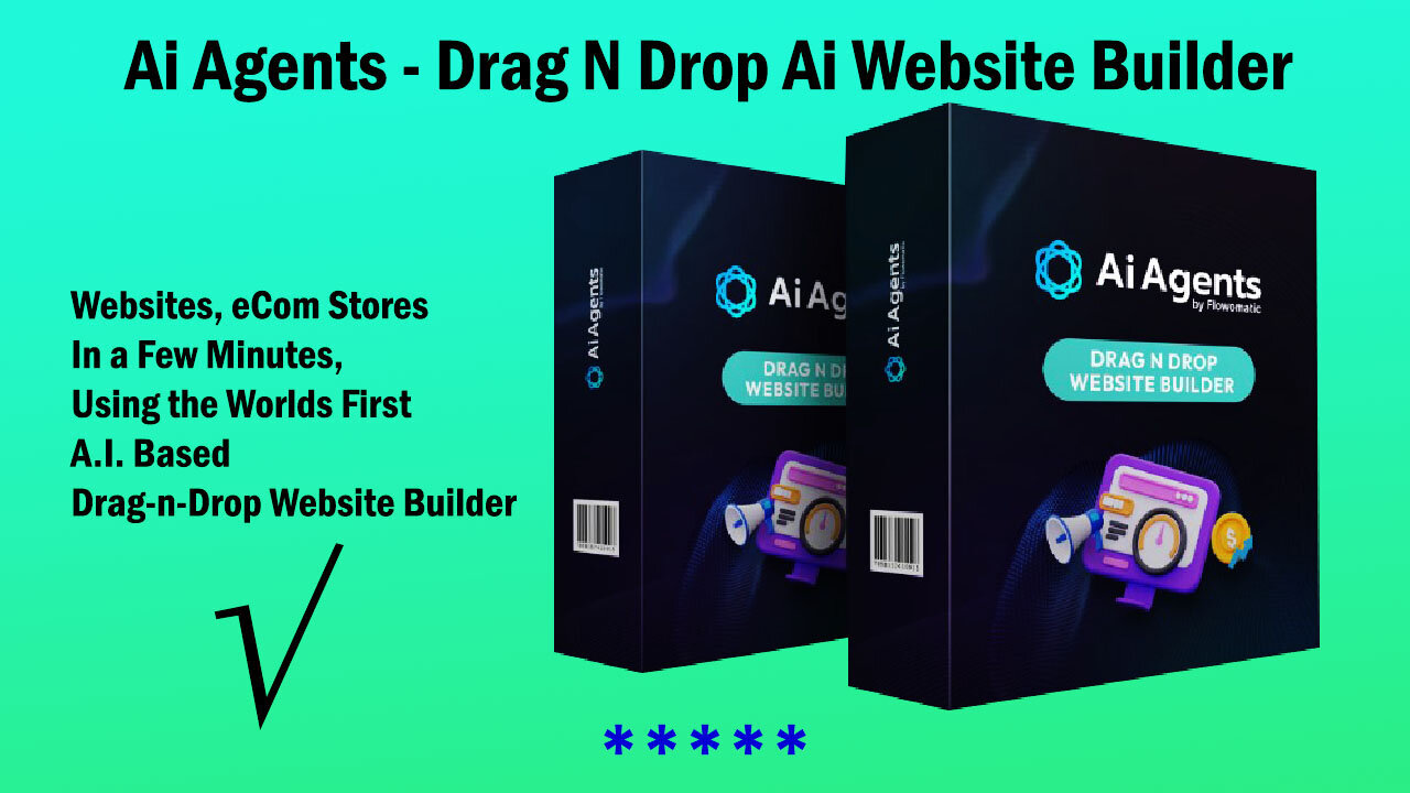 Ai Agents – Drag N Drop Ai Website Builder Using the Worlds First A.I. Based Drag-n-Drop Website