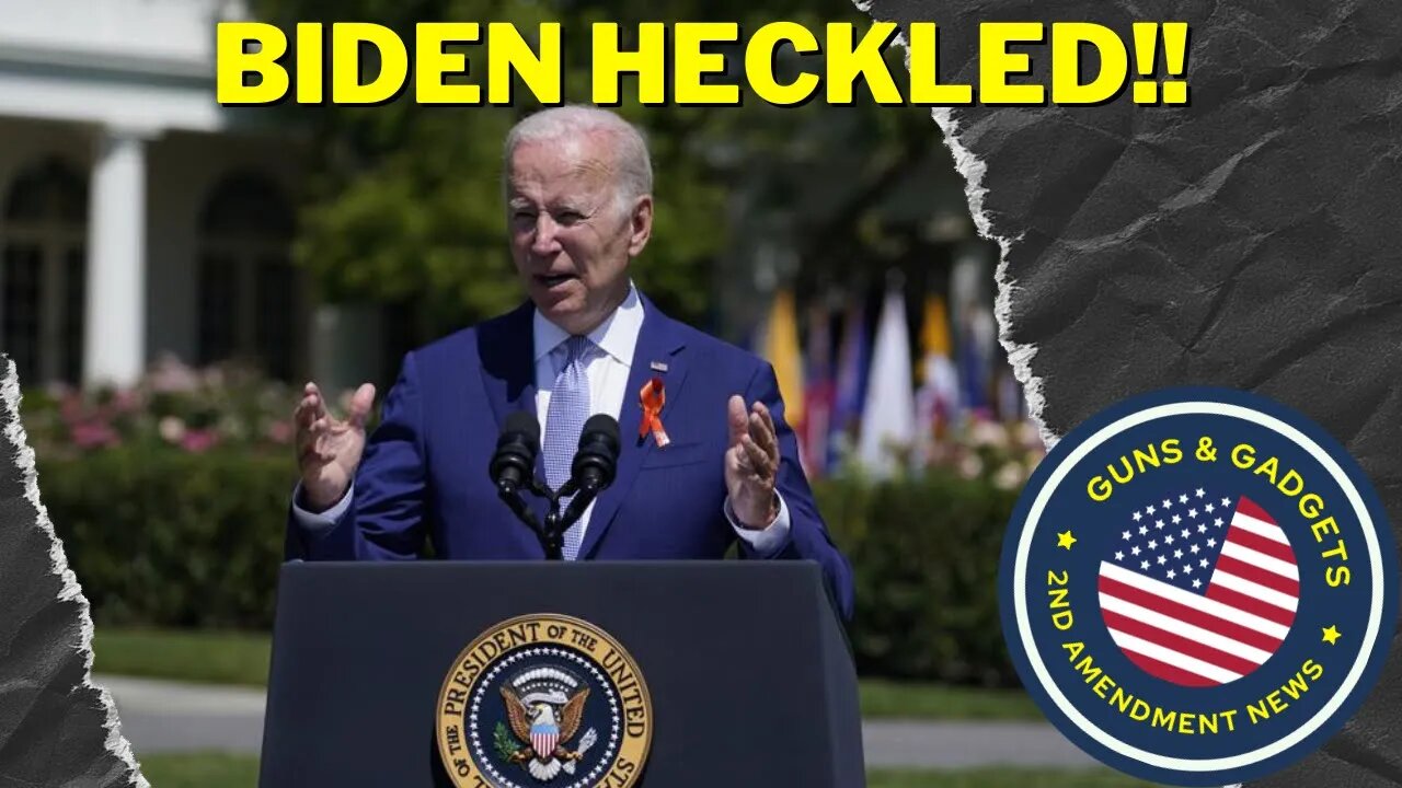 Biden Heckled By His Own Anti-2A Invitee