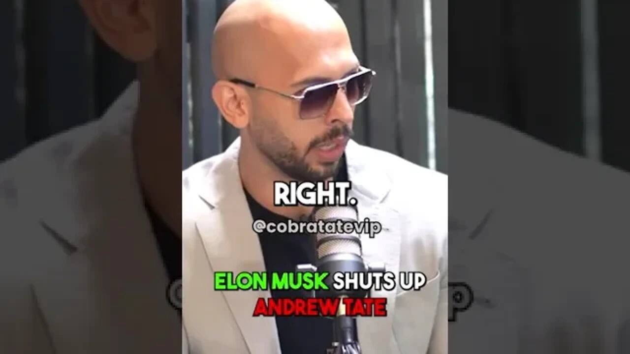 Elon Musk Shuts Up Andrew Tate 🤫