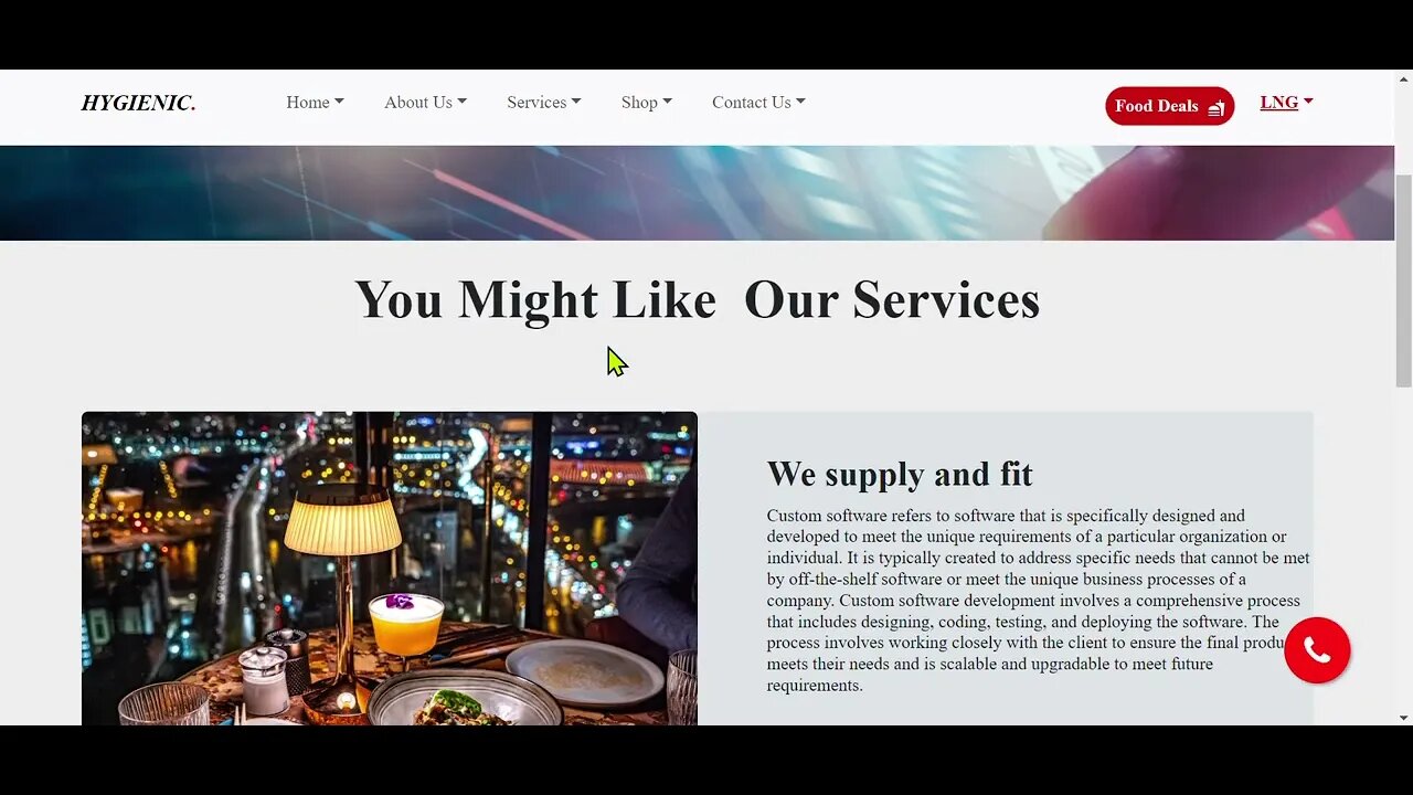 hygin I have designed a website with a modern and clean look#shorts