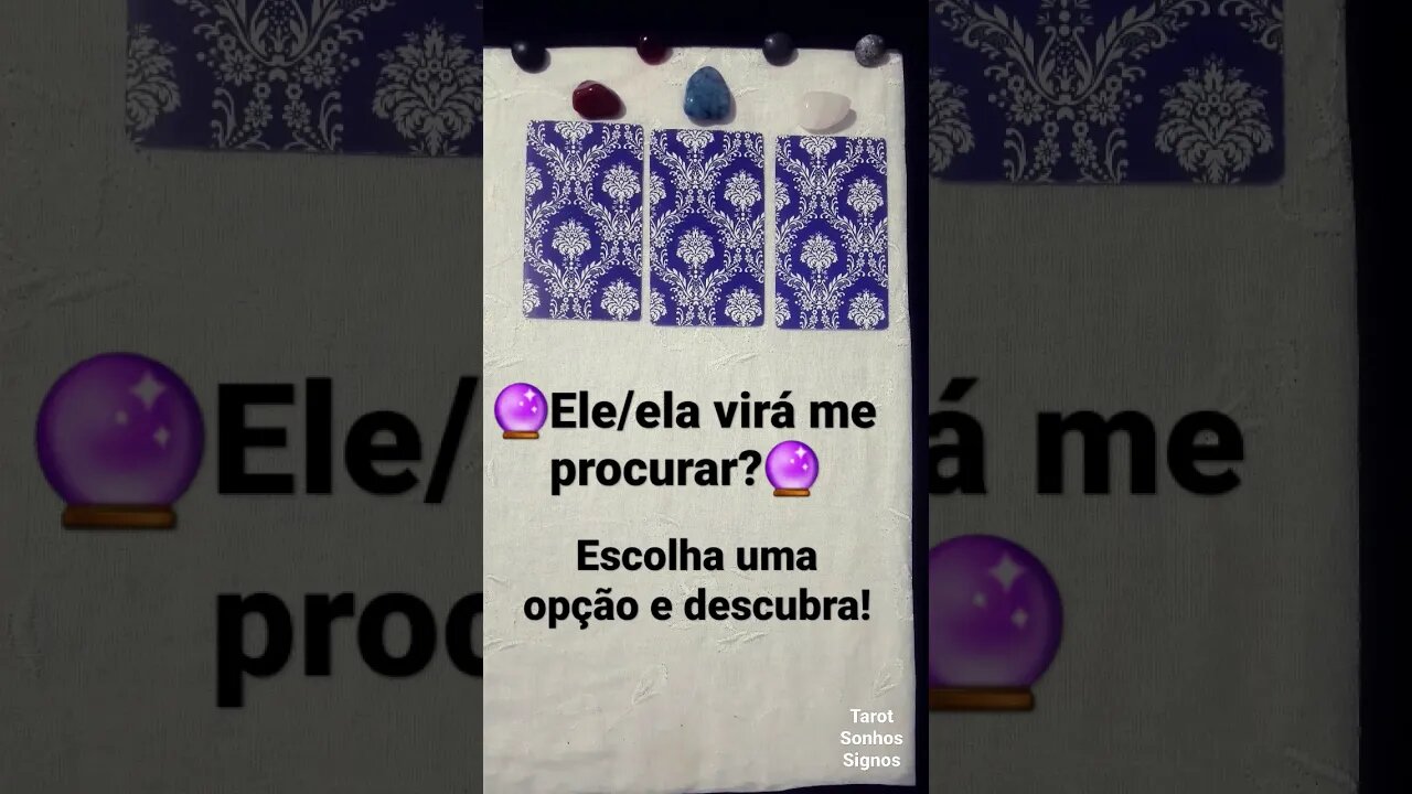 🔮Ele/ela virá me procurar?🔮 Tiragem atemporal de #tarot #shorts