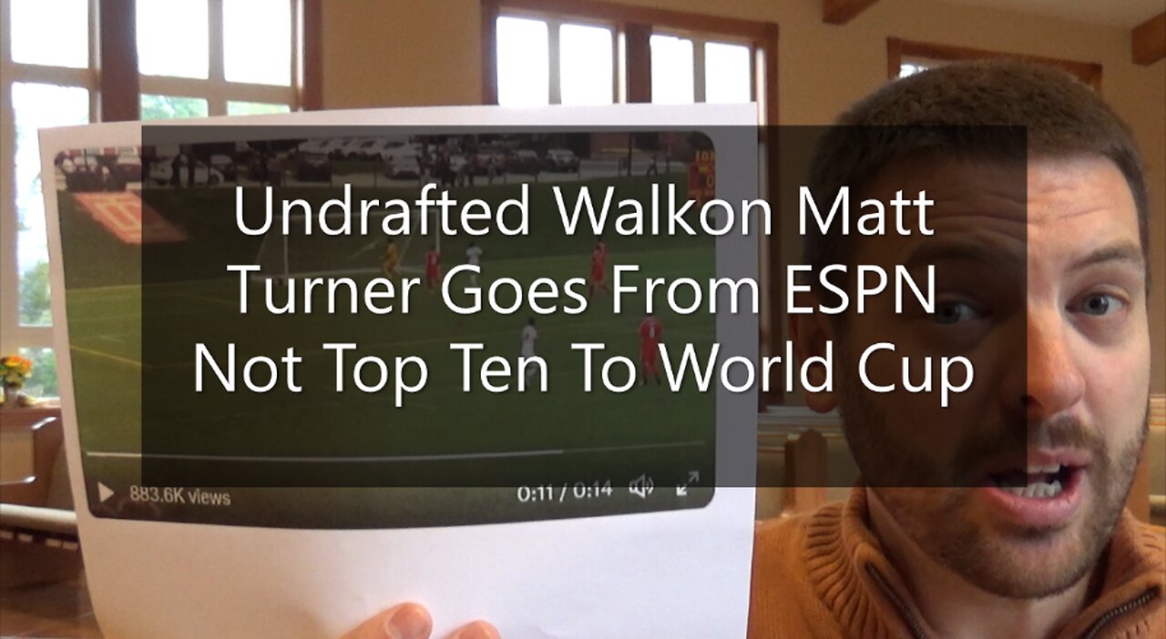 Undrafted Walkon Matt Turner Goes From ESPN Not Top Ten To World Cup