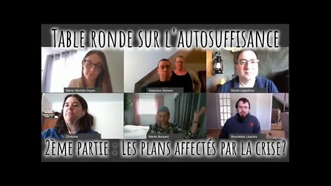 Table ronde sur l'AUTOSUFFISANCE (2ème partie) : Comment la crise a modifié vos plans? #196