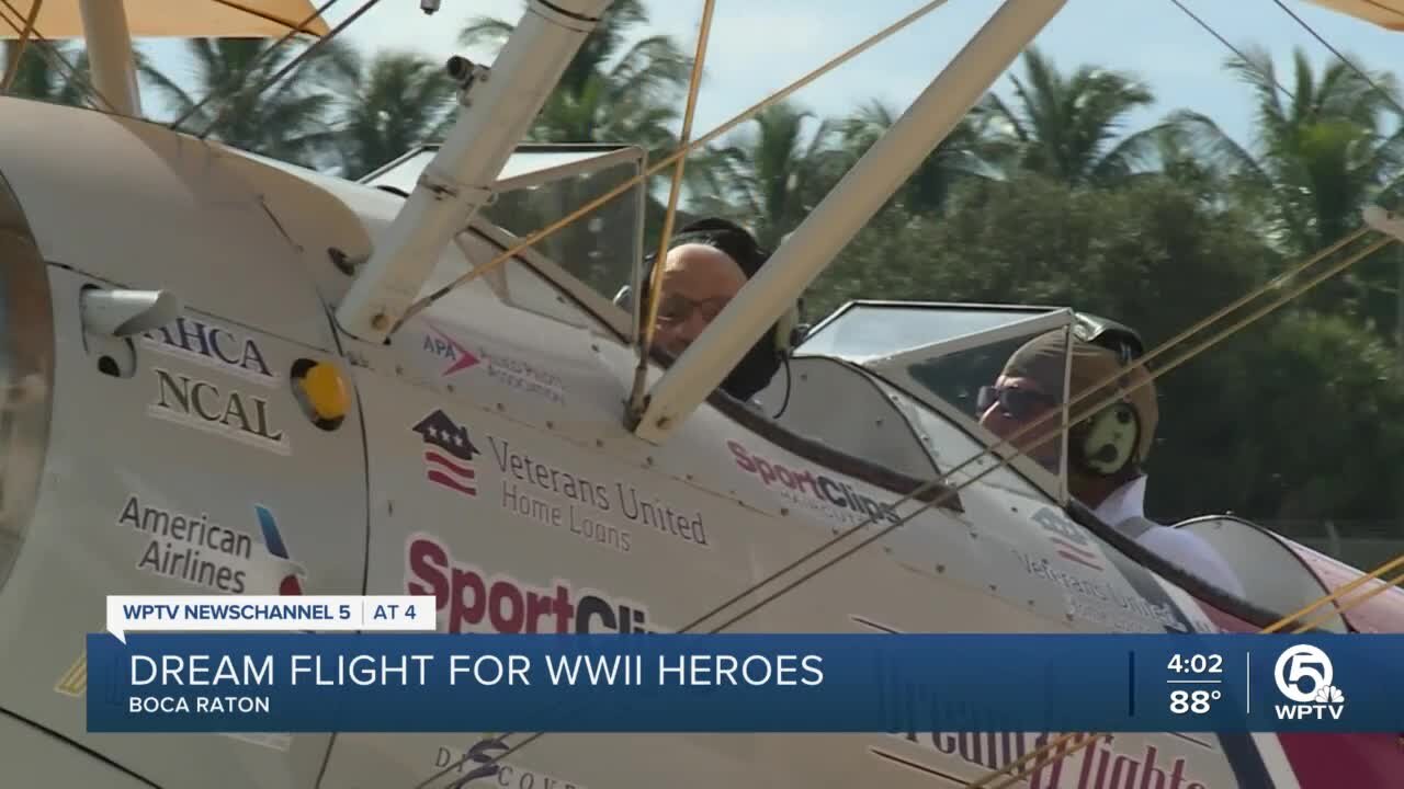 Veterans honored with 'dream flight' in Boca Raton