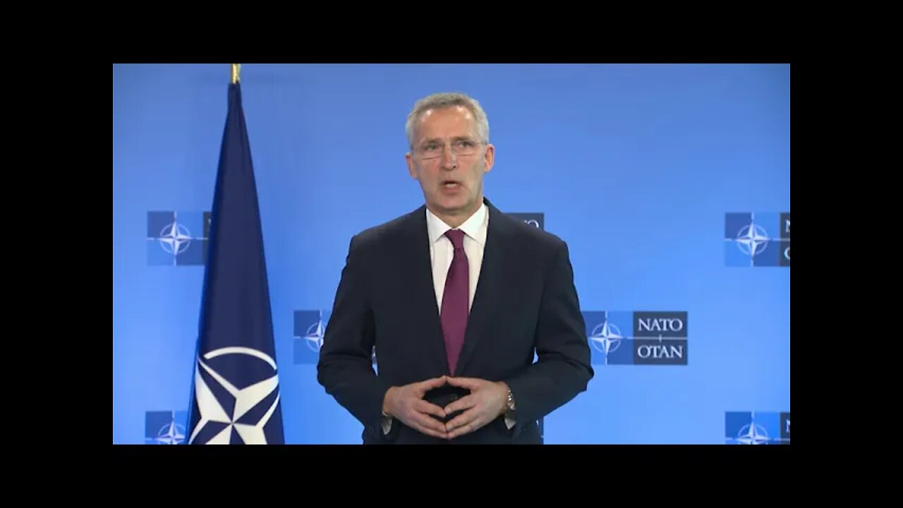 NATO Secretary General Jens Stoltenberg with US Secretary of State Antony Blinken