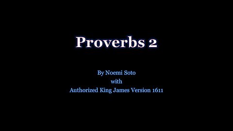 Proverbs 2